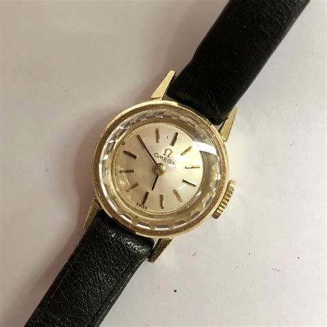 womens vintage omega watches|14k omega vintage ladies watch.